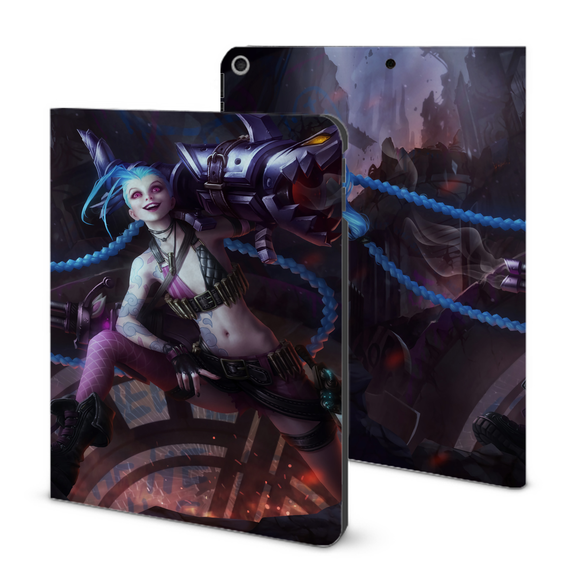 （画像用） リーグ・オブ・レジェンド League of Legends LOL IPad ケース ブック型 PUレザー TPU 耐衝撃 軽量 薄型 ペン収納なし 全面保護 IPad 各モデル対応
